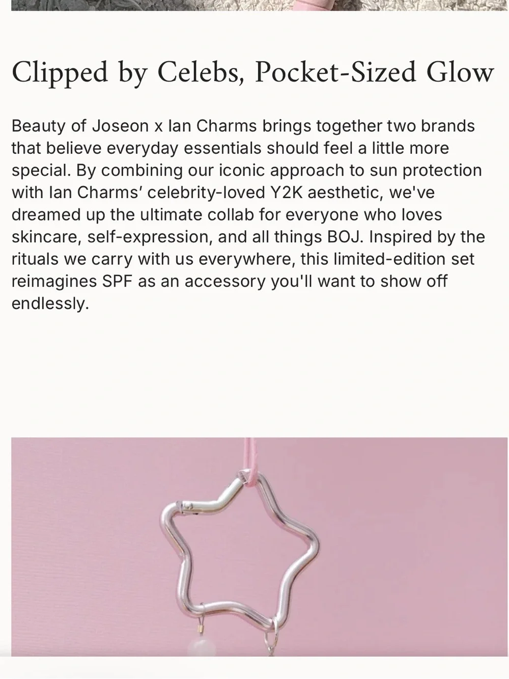 Beauty of Joseon Sunscreens + charm set